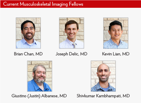 Current MSK Fellows, Drs. Brian Chan, Joseph Delic, and Shivkumar Kambhampati