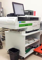 PerkinElmer gamma counter with integrated screen