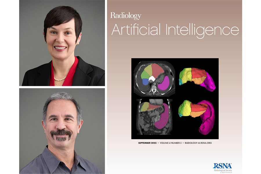 Lubner and Pickhardt's research featured on cover of Radiology: Artifical Intelligence