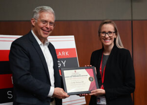 Best Oral Presentation by a Fellow: Leslie Nelson, DO (Faculty Mentors: Elizabeth Sadowski, MD; Perry Pickhardt, MD)