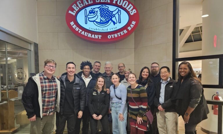 Faculty and education team members enjoyed the great seafood Boston had to offer.