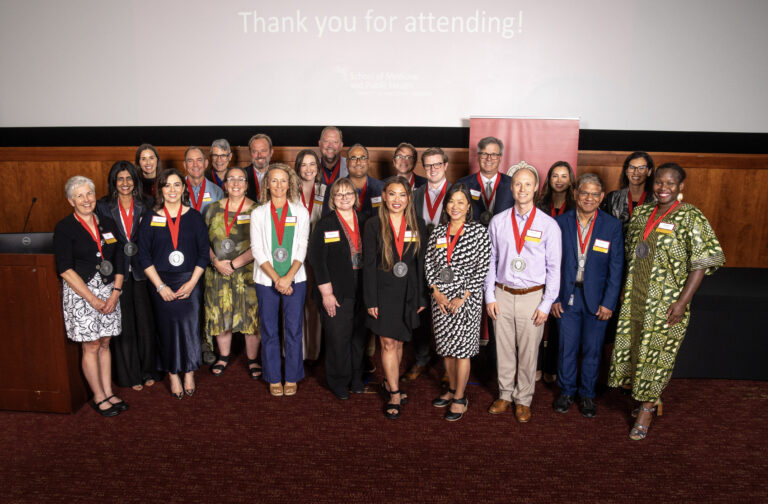 The 2025 UW School of Medicine and Public Health faculty honorees. Photo courtesy of UW Health and John Maniaci.