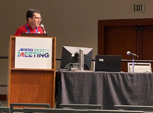 Anthony Kuner, MD speaking during the “Different Strokes” course on April 17. (Photo courtesy of Tabby Kennedy)