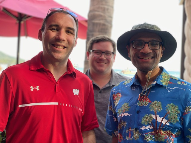 Craig Tork, MD, Cullen Fleming, MD, and former Neuroradiology Fellow Sri Veeraraghavan, MD