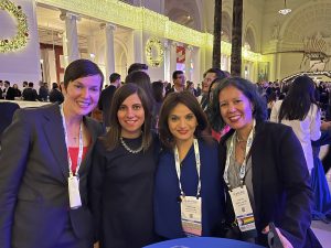 Meghan Lubner, MD; Tabby Kennedy, MD; RadioGraphics Editor Christine Menias, MD; and RSNA Board Member Cynthia Santillan, MD